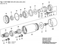 Bosch 0 607 958 802 740 WATT-SERIE Planetary Gear Train Spare Parts